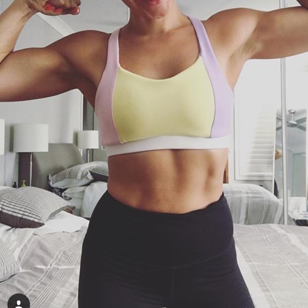 Cleo Harper pastel sports bra